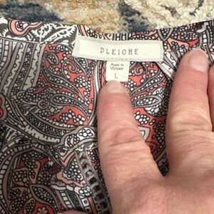 Pleione Multicolor Paisley Top